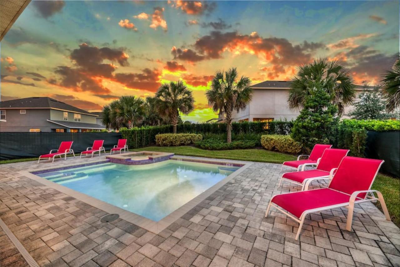 Spacious 8 Bdr Family Home With Arcades And Free Pool Heat Orlando Exterior foto