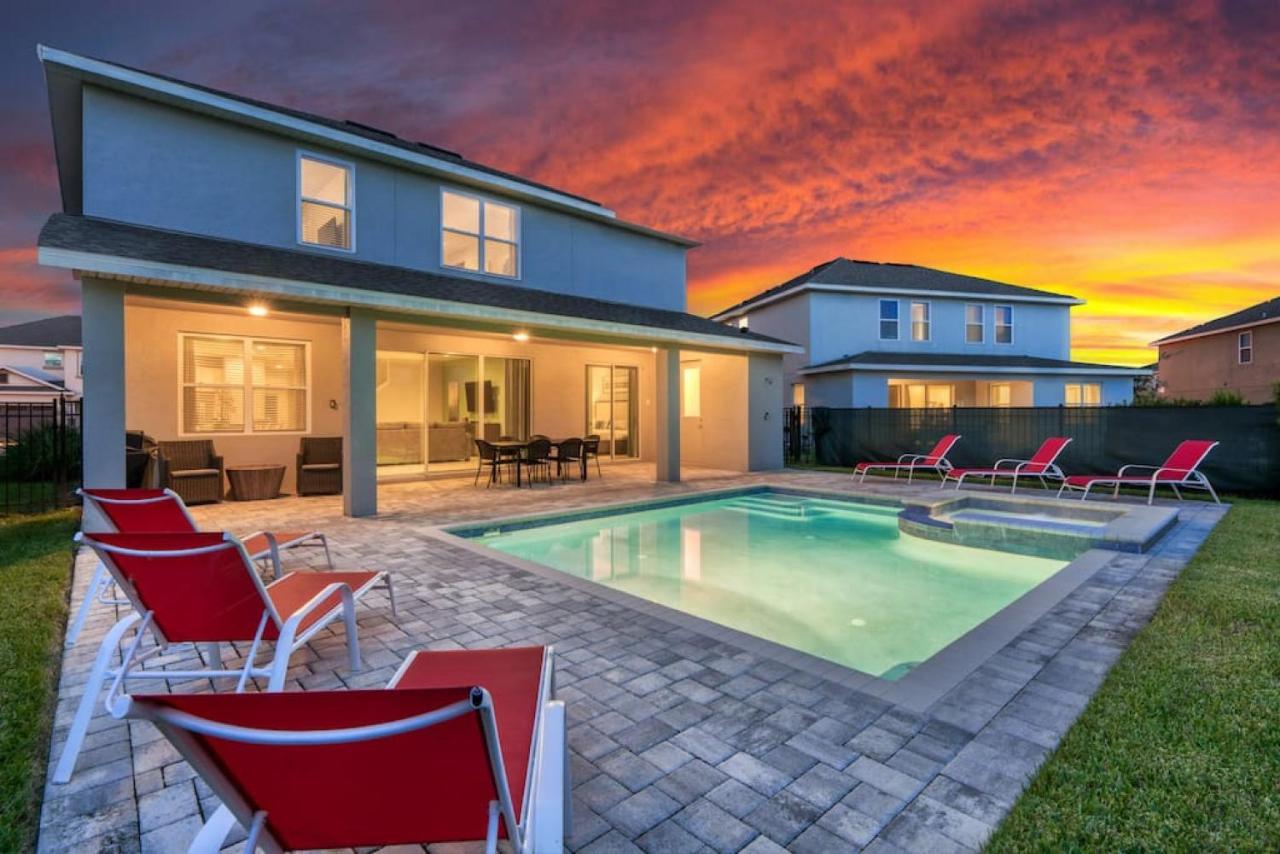 Spacious 8 Bdr Family Home With Arcades And Free Pool Heat Orlando Exterior foto